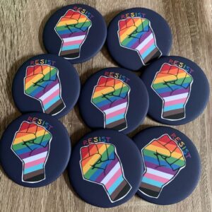 ,Pride Fist Pin